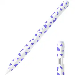 Stock Preferred - Cow-Print Silicone Case for Apple Pencil 2nd Gen. - Purple