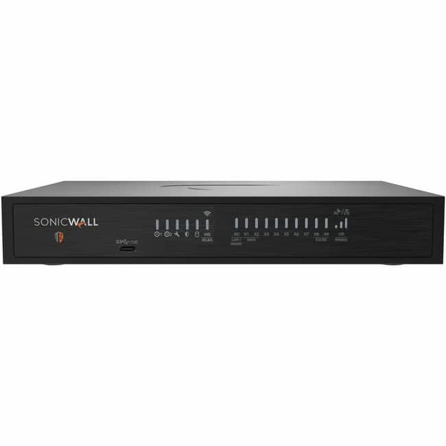 SonicWall - TZ380 Network Security/Firewall Appliance - Intrusion Prevention - 8 Port - Gigabit Ethernet, 5 Gigabit - Unknown