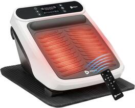 LifePro - Foot Massager for Neuropathy with Heat Option for Calf Therapy and Blood Circulation - White