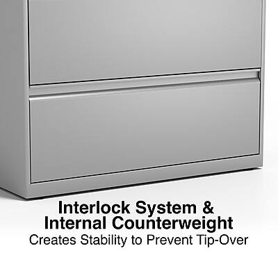 Interlock System & Internal Counterweight  
Creates Stability to Prevent Tip-Over