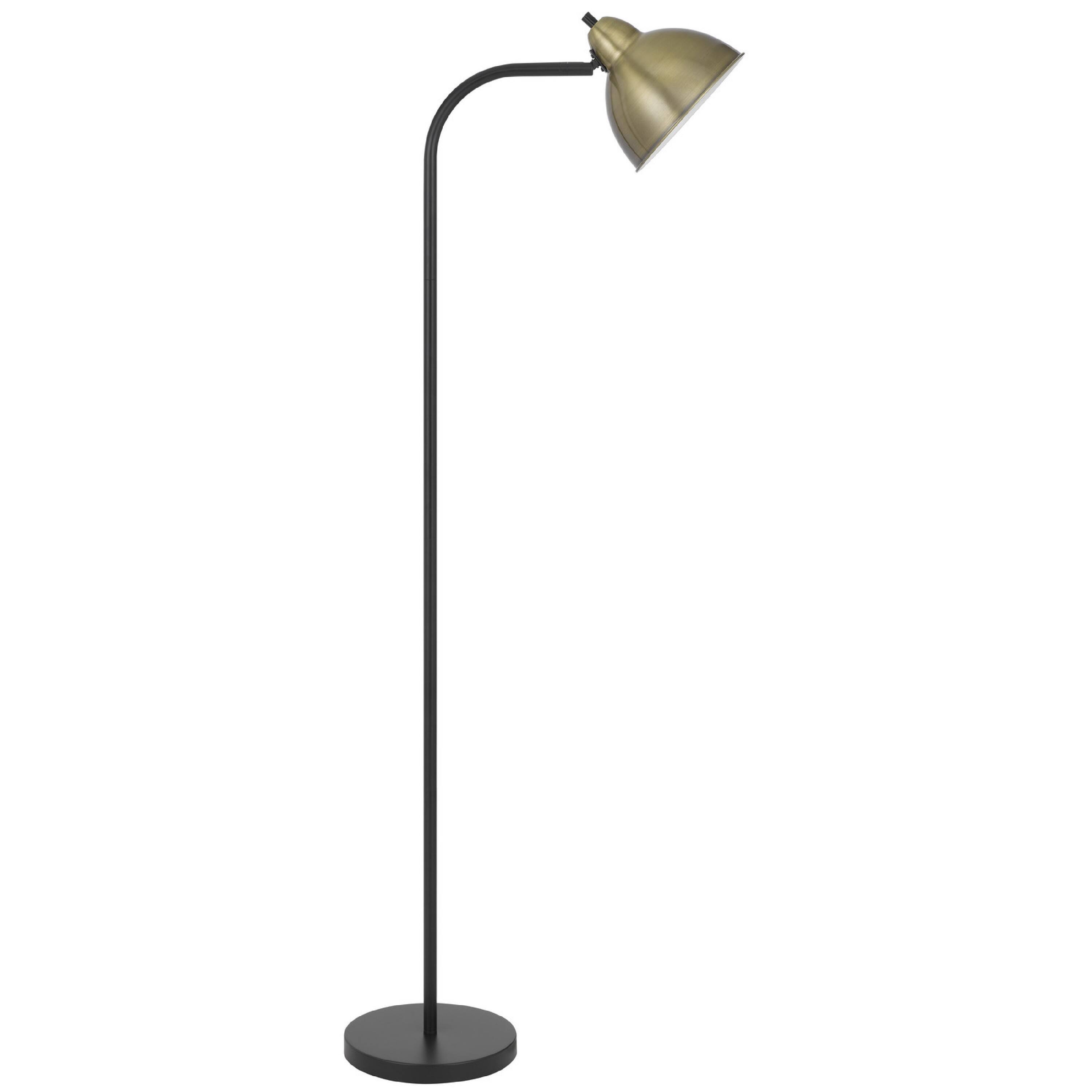 Back. Manhattan Lane - Floor Lamp, Vintage Style Dome Shade.