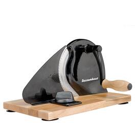 Zassenhaus - Manual Bread Slicer, Hand Crank Home Bread Slicer, 11.75" x 8" - Black