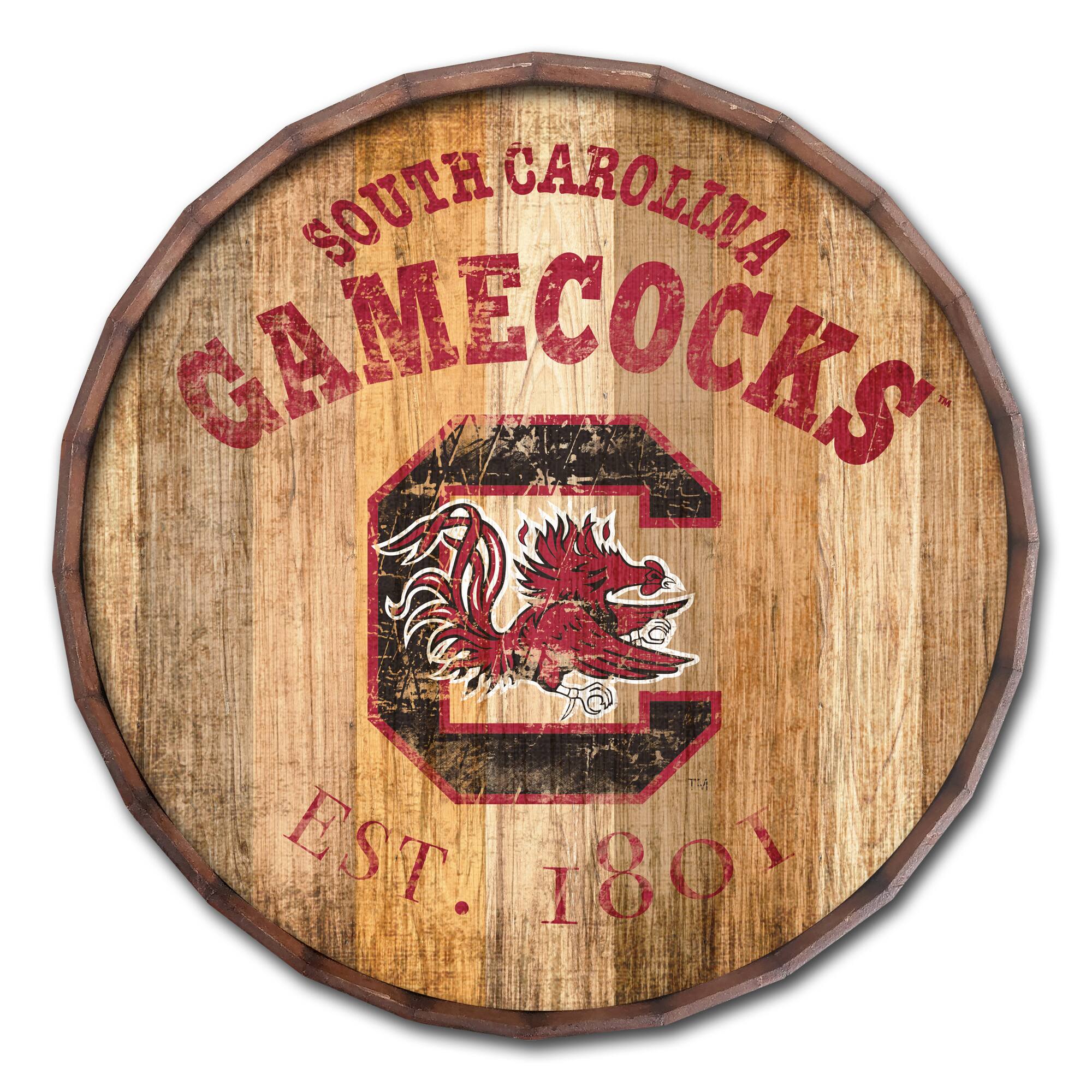 South Carolina Gamecocks 24'' Established Date Barrel Top