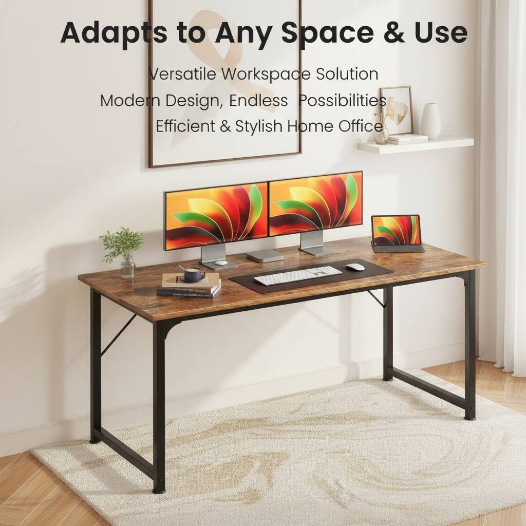 Adapts to Any Space & Use  
Versatile Workspace Solution  
Modern Design, Endless Possibilities  
Efficient & Stylish Home Office