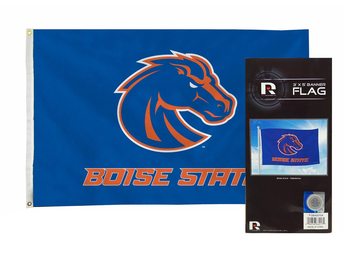 3' x 5' Banner Flag  
Boise State  
FGA490704  
MADE IN CHINA