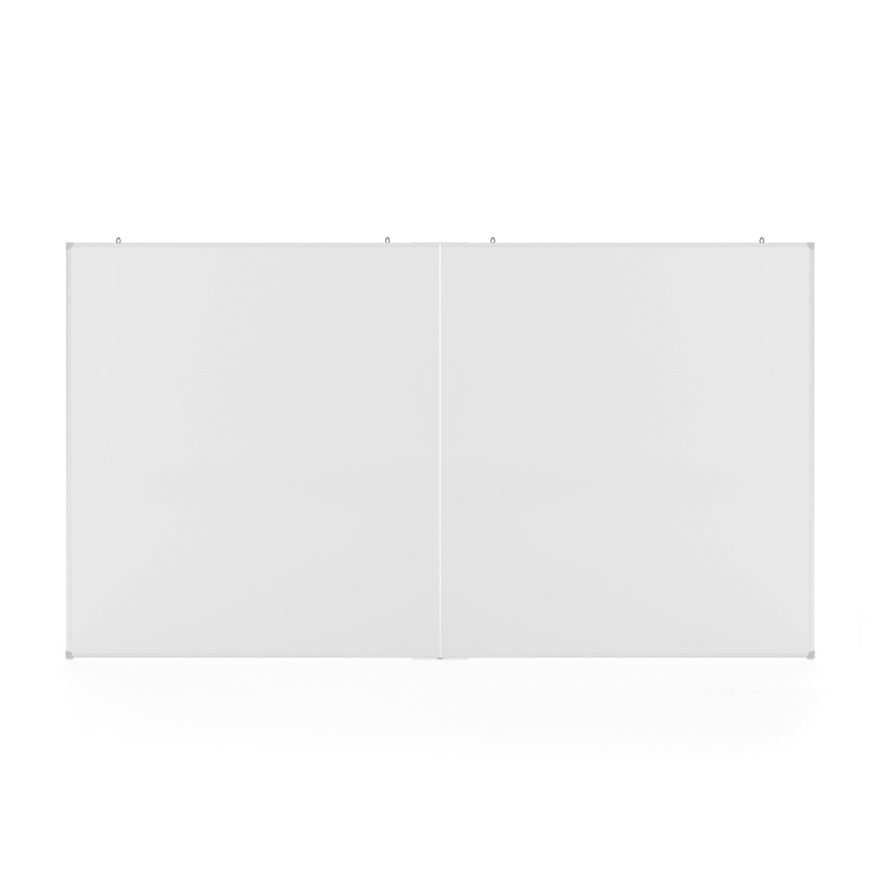 Alt View 8. Emma + Oliver - Magnetic Dry Erase Board for Wall with Tray and Aluminum Frame - White.