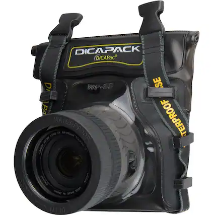 DICAPACK DiCAPac WP-S5 PA ZOOM LENS WATERPROOF EF 20-135mm 1:3.0-0.0 GANON SE TERPROOF CLOSE 72mm CANON JAPAN LENS MADE
