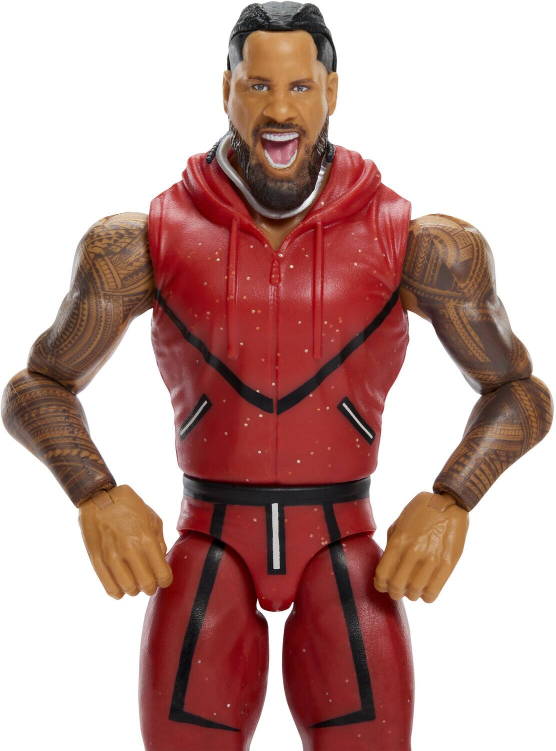 Alt View 3. Mattel - Mattel Collectible - WWE Main Event: WrestleMania 6" Jimmy Uso Action Figure   - COLLECTIBLES - Multicolor.