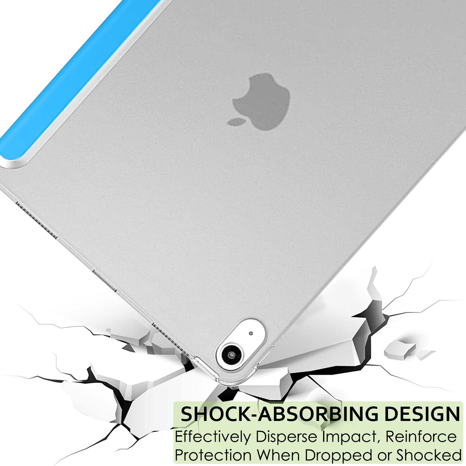 SHOCK-ABSORBING DESIGN  
Effectively Disperse Impact, Reinforce Protection When Dropped or Shocked
