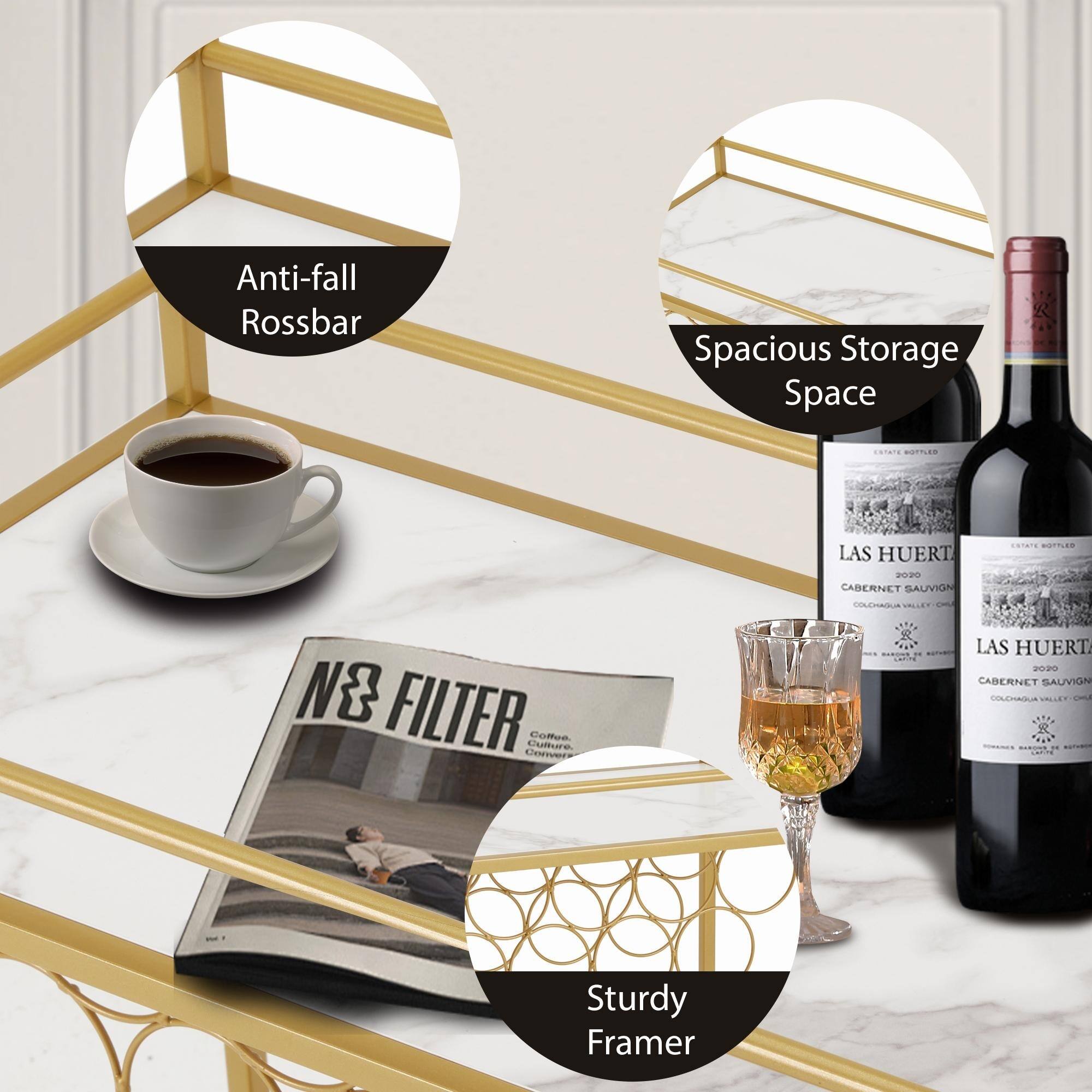 Anti-fall Rossbar  
Spacious Storage Space  
Sturdy Framer