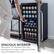 Alt View 12. Whynter - BR-1211DS Whynter Freestanding 121 Can Beverage Refrigerator with Digital Control and Internal Fan - Stainless steel.
