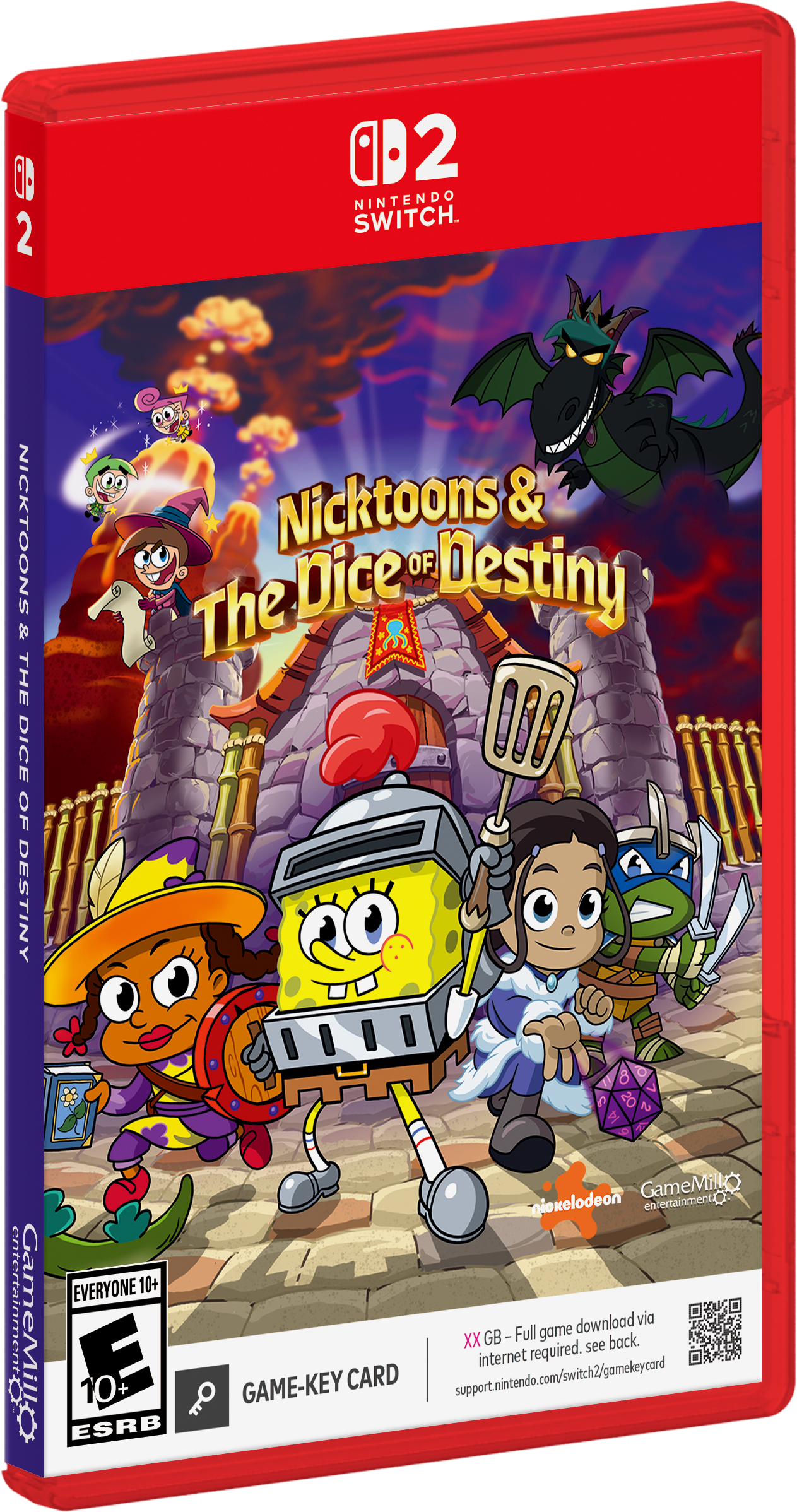 Angle. GameMill Entertainment - Nicktoons & The Dice of Destiny.