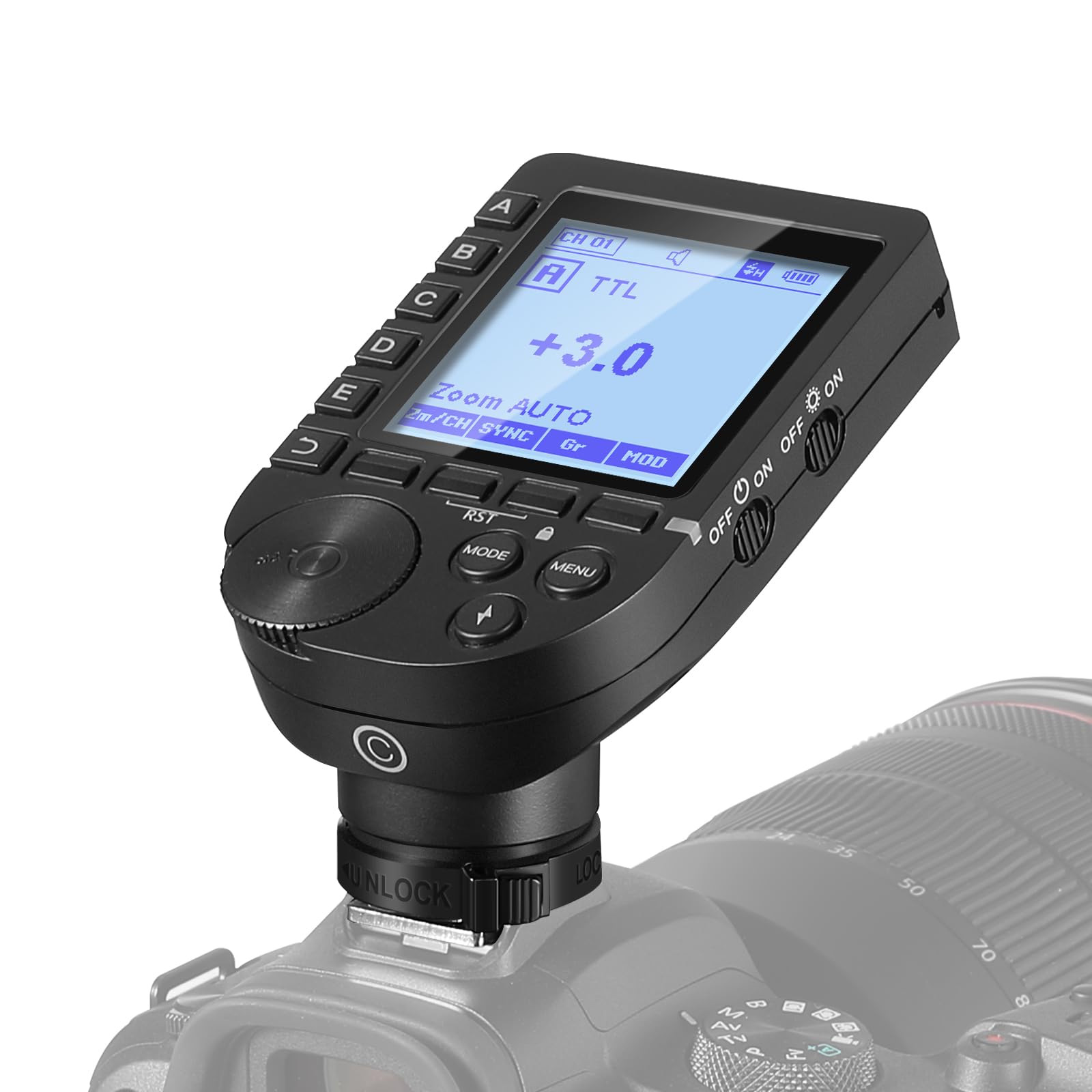Neewer - QPRO-C TTL Wireless Flash Trigger for Canon - HSS Compatible with Q & Z Series Flashes