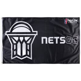 WinCraft - NetsGC 3' x 5' Logo One-Sided Flag - Multicolor