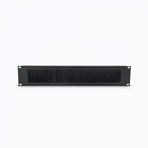 Alt View 5. On Stage Stands - On-Stage RPBR2000 2U Brush Rack Panel - Black.