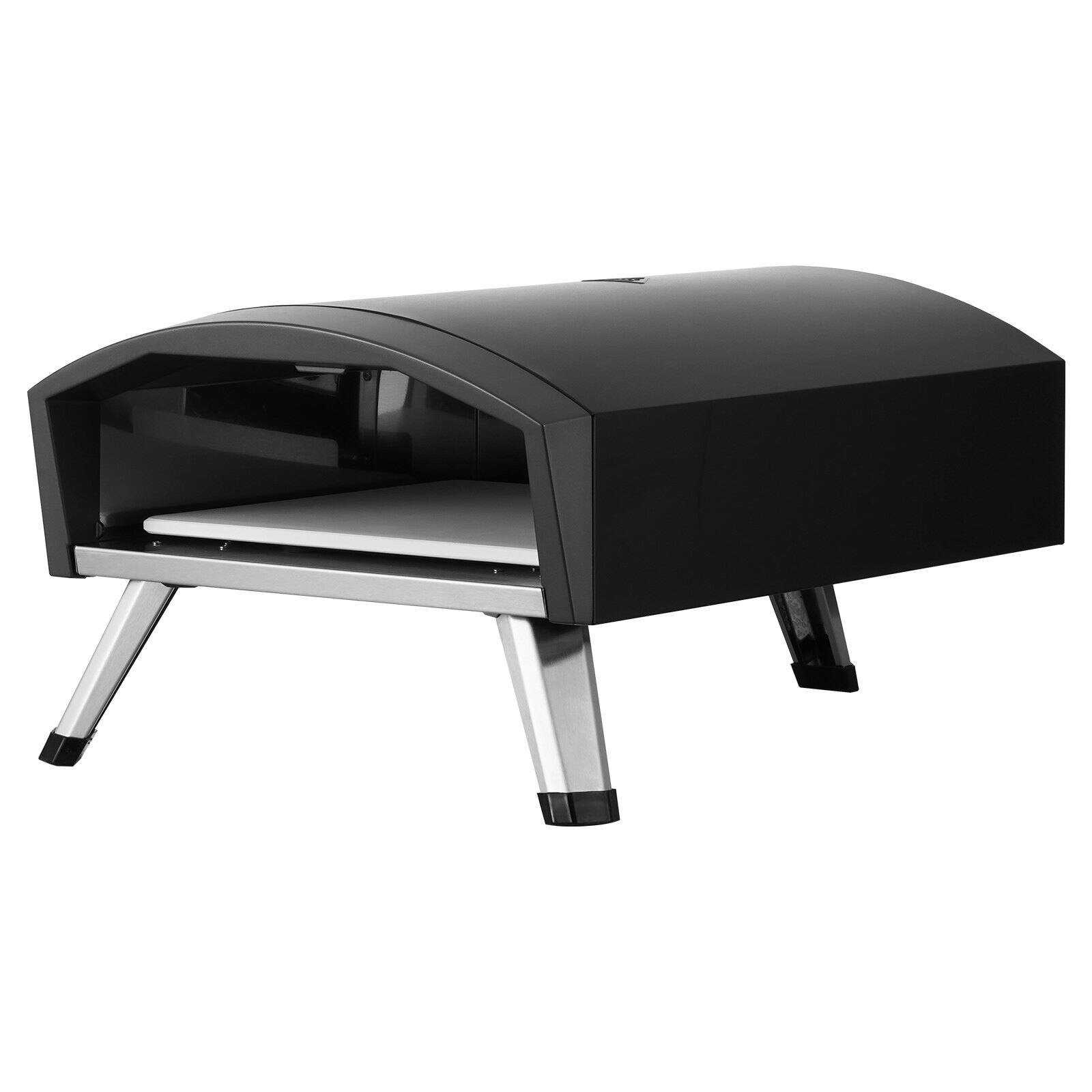 Alt View 9. Glintex - 12in Pizza Oven Gas Maker, Portable Outdoor Foldable Oven for Camping and Backyard Cooking - Black.