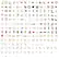 Sure, here is the corrected and grouped text from the image:
**Top Row:**
- LOVE & S A DABCD
- a CFGhIJKLMNOPORS
- F G h J K R TC TUVUXyZ
- U V Iu X y IL A B C D E F G H I J K L 0 P Q R S T U V W X Y Z
**Middle Rows:**
- Spring
- Love
- 1 2 3 4 5 6 7 8 9
- ABCD
- EFGHIJKLMNOPQRS
- TUVWXYZ
- ABCDEFGHIJKLMNOPQRSTUVWXYZ
**Bottom Rows:**
- (Various decorative elements and symbols, including numbers, letters, and designs)