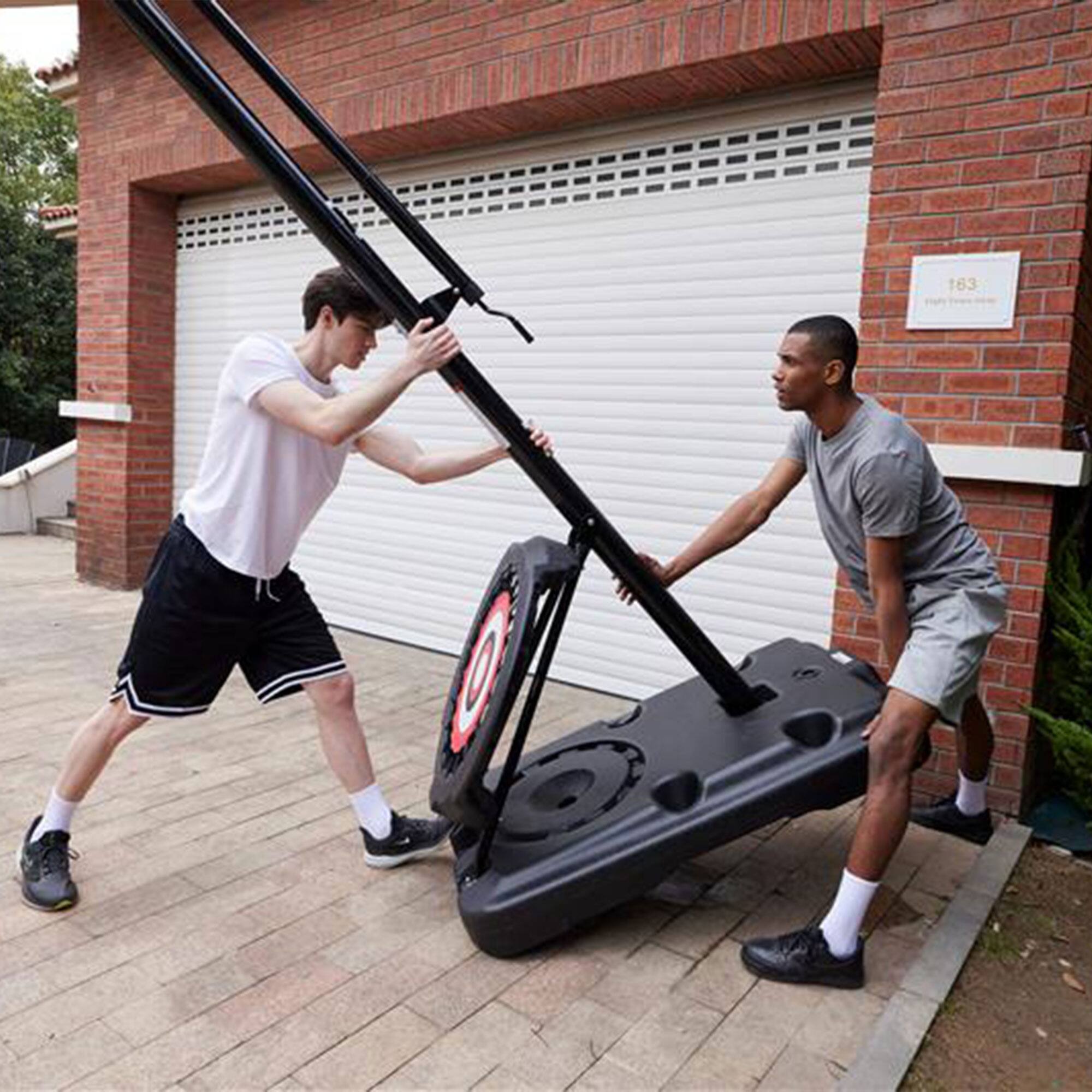 Alt View 6. IE Sports - IE Sports Portable Basketball Hoop, Adjustable Height, 54" Backboard & Rebounder - Black.