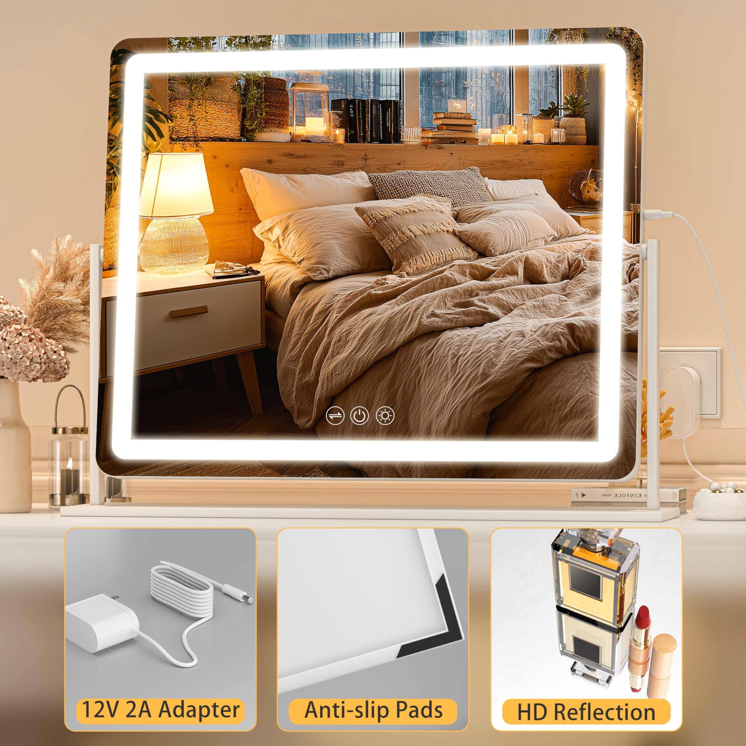 1. SINPOLA 12V 2A Adapter Anti-slip Pads HD Reflection

- 12V 2A Adapter
- Anti-slip Pads
- HD Reflection