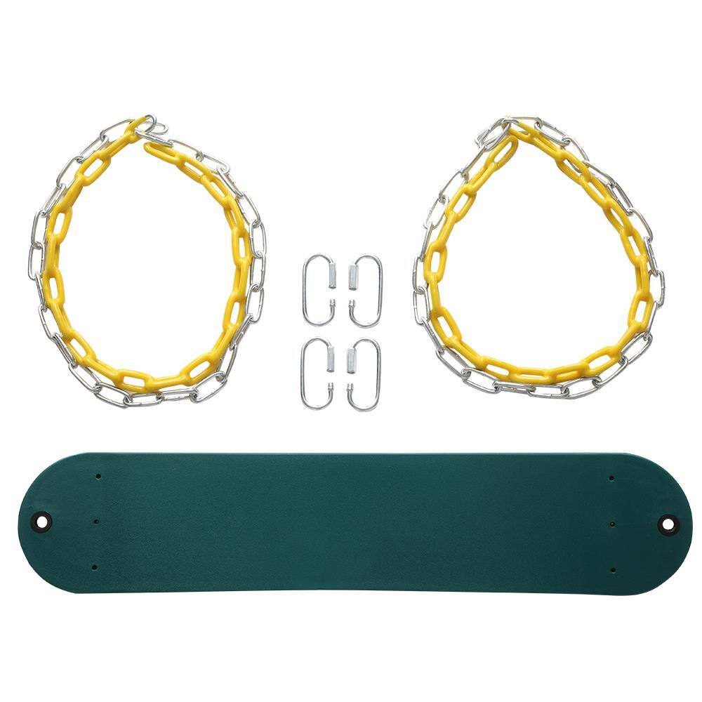 Front. Winado - Heavy Duty Chain Plastic Coated Swing Seat Replacement Swing Set Accessories for Outdoor Backyard.