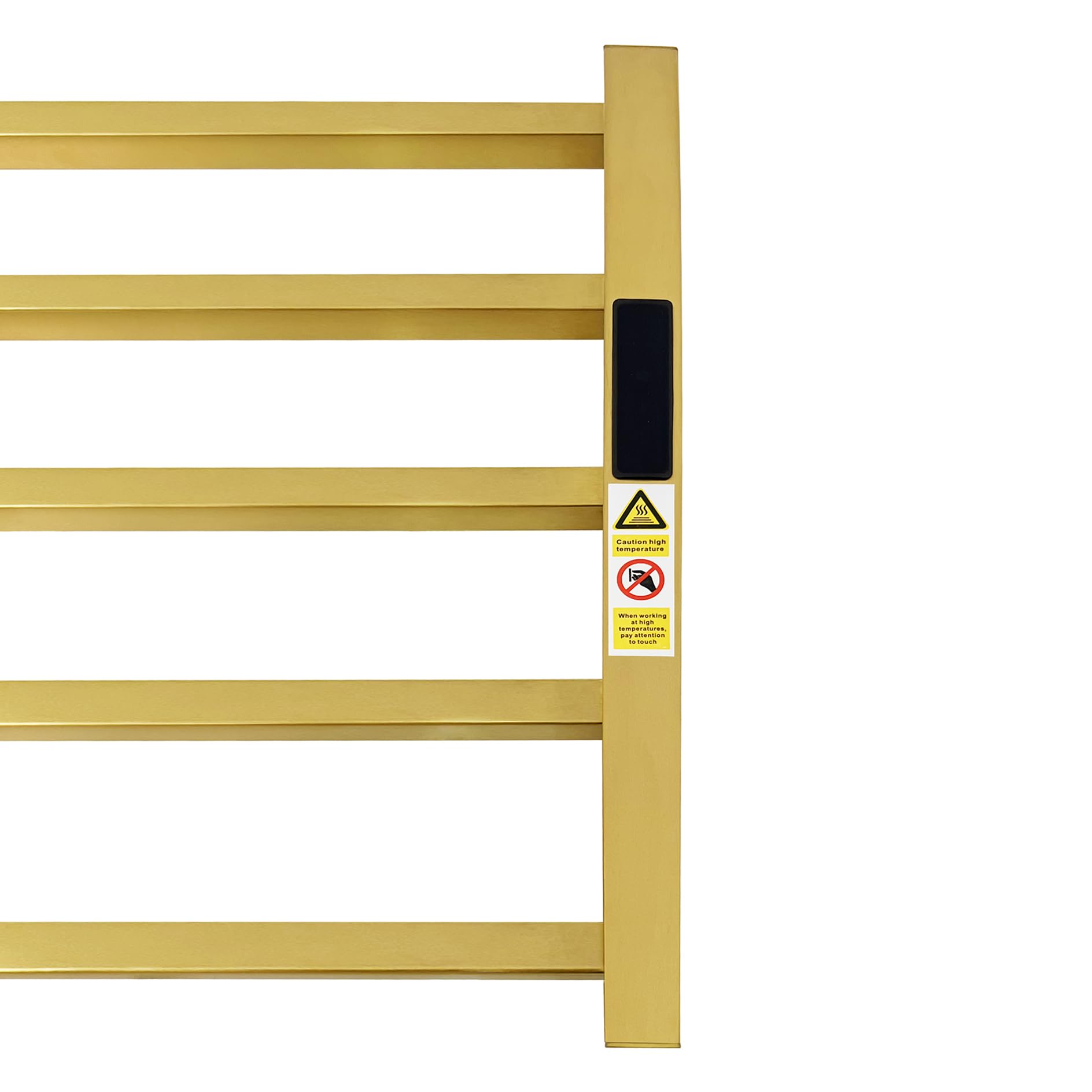 Alt View 2. JETRANSPORT - 5 Bars Luxury Towel Warmers Wall Mounted Heated Rack Warmer For Bathroom With Timer & Temperature - 5 Bars.