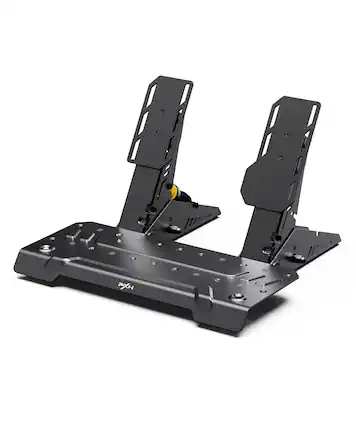 Front. PXN - PXN PD HM All-Metal Sim Racing Pedals Hall Sensors, USB/RJ45/Type-C Adjustable 3-Pedal Set for PC - Black.