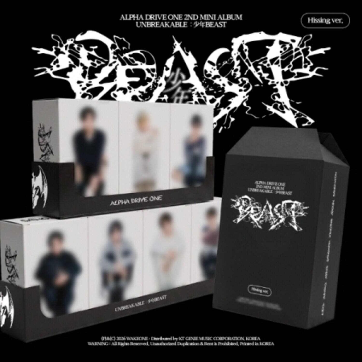 Alpha Drive One - Unbreakable : Beast (Hissing Ver.) - Box Envelope, Out Box, Mini Keyring, MINI - COMPACT DISCS [CD]