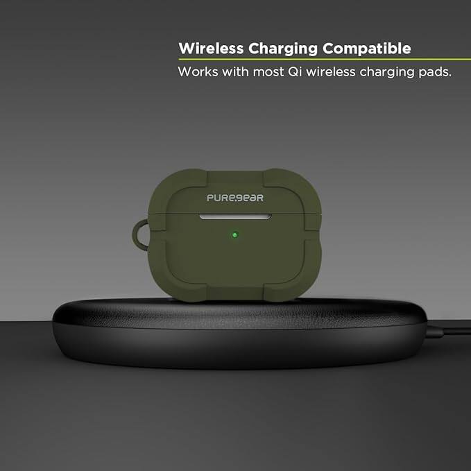 Wireless Charging Compatible  
Works with most Qi wireless charging pads.  

PUREGEAR