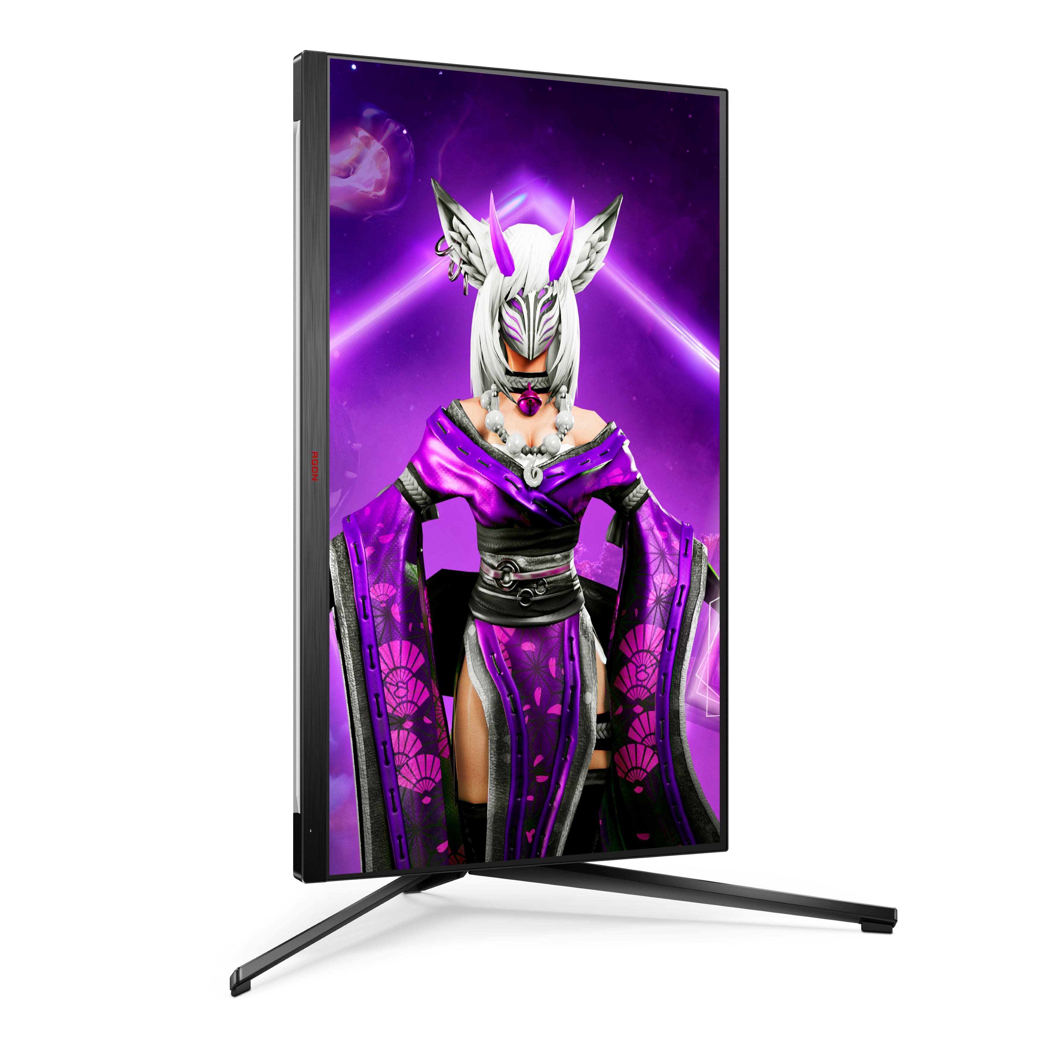 Alt View 13. AOC - AG324UX 31.5" LCD 4K UHD Gaming Monitor - Black/Red.