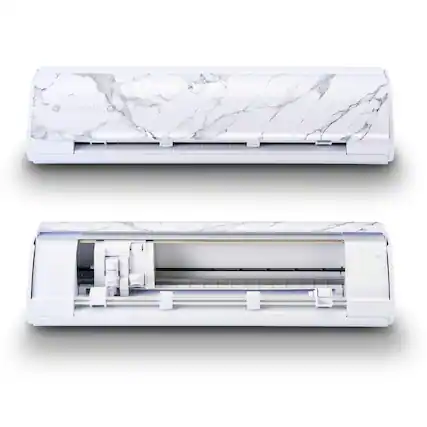 Front. Silhouette - CAMEO5α (Alpha) Cutting Machine - Bianco Carrara.