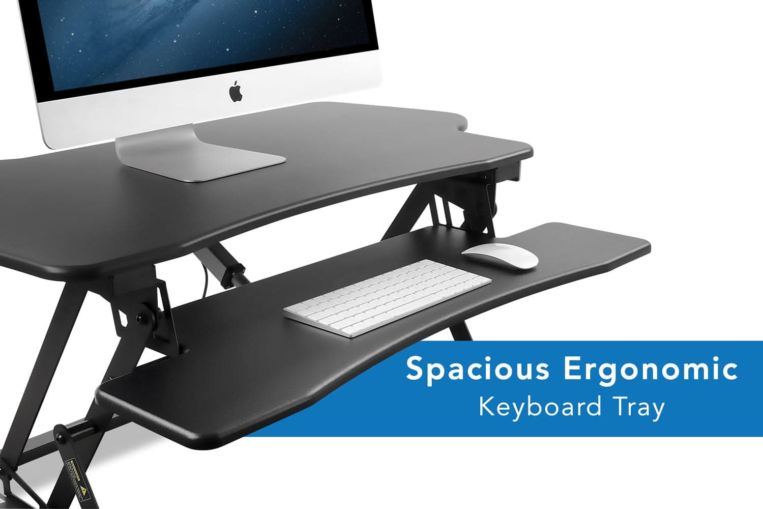 Spacious Ergonomic Keyboard Tray