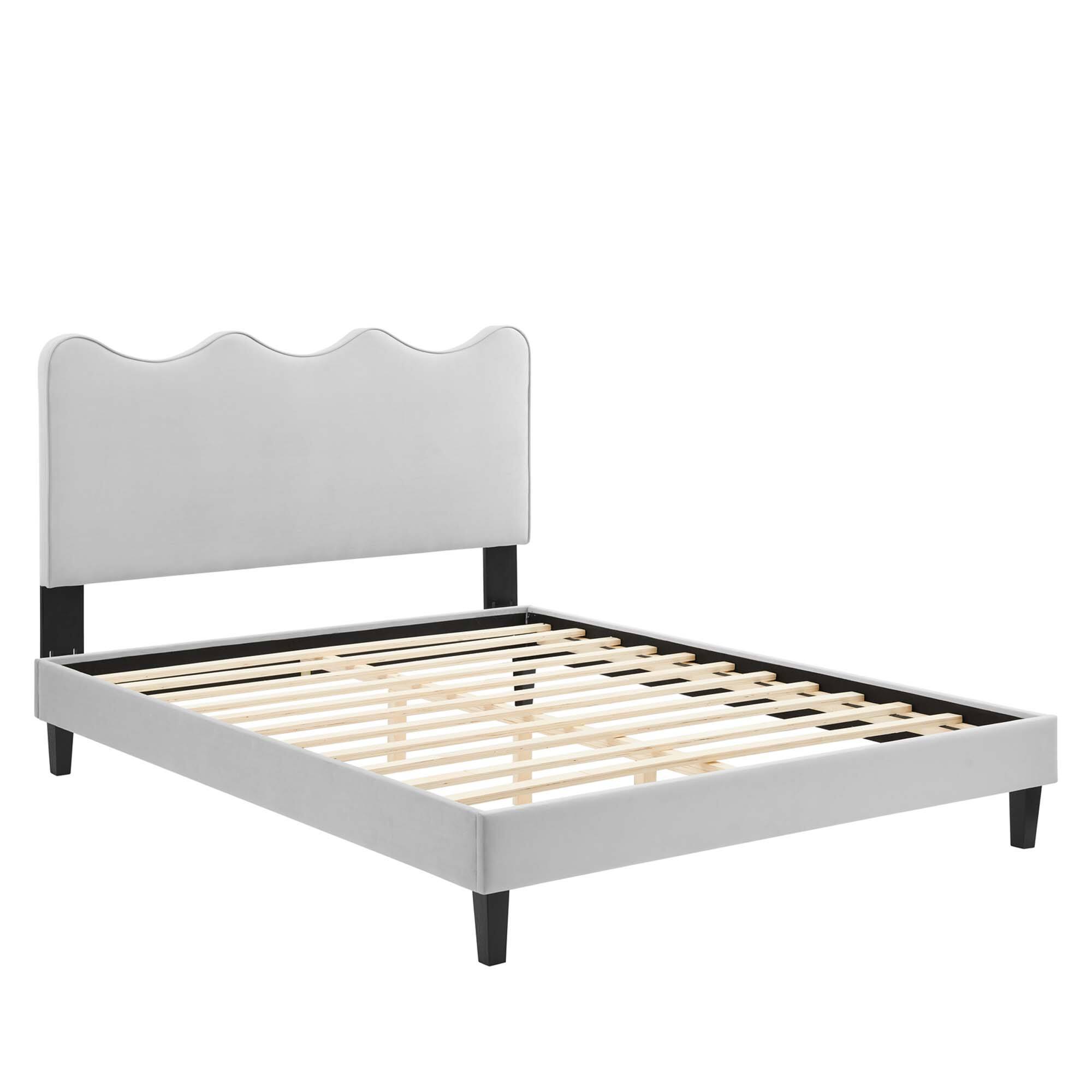 Alt View 2. Modway - Raina Canopy Queen Bed Frame - Gray.