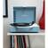 Alt View 27. Victrola - Re-Spin Sustainable Bluetooth Suitcase Record Player - Light Blue.