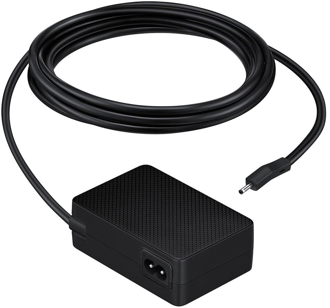 Front. Samsung - Music Frame In Wall Cable - Black.