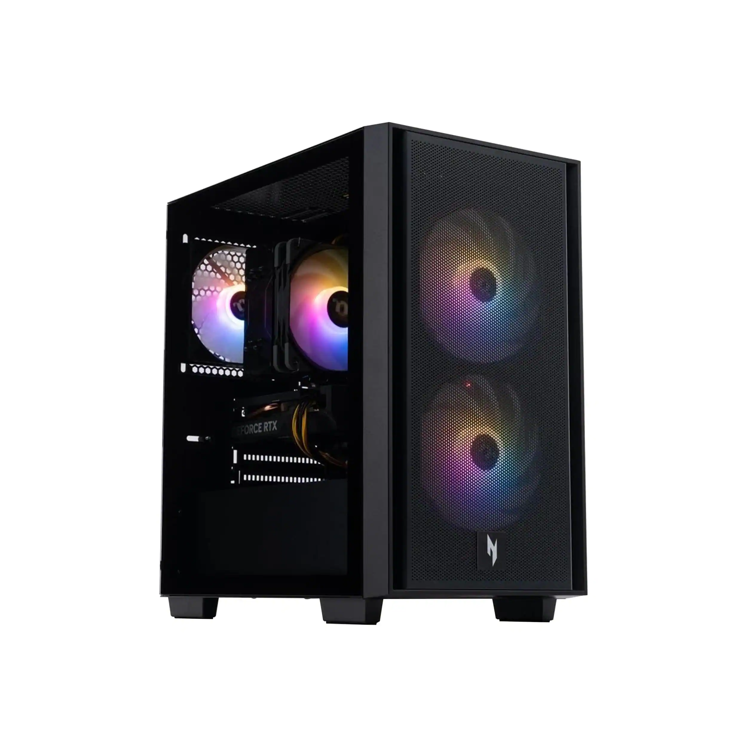 Acer - Nitro 60 Gaming Desktop, Intel Core i5-14400F,64GB RAM,4TB SSD,NVIDIA GeForce RTX 5060,Win 11 Home - Black