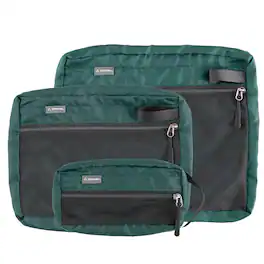 Coghlan’s - Coghlan's 3 Piece Organizer Bags - Green/Black