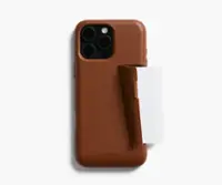 Bellroy - iPhone 16 Pro Max 3-card Leather Case - Sienna - Front_Zoom