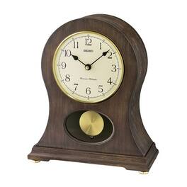 Seiko - Tai Wooden Dual Chime Mantel Clock, Brown - Antique Brown