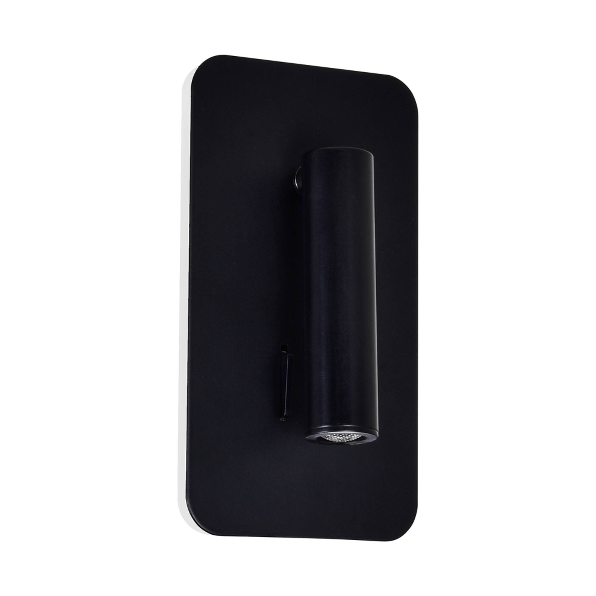 Alt View 2. CWI Lighting - Private I LED Sconce With Matte Black Finish - Matte Black.