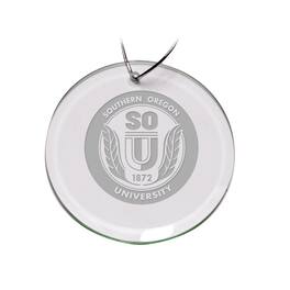 Jardine - Southern Oregon Raiders 3'' Glass Round Ornament - Multicolor