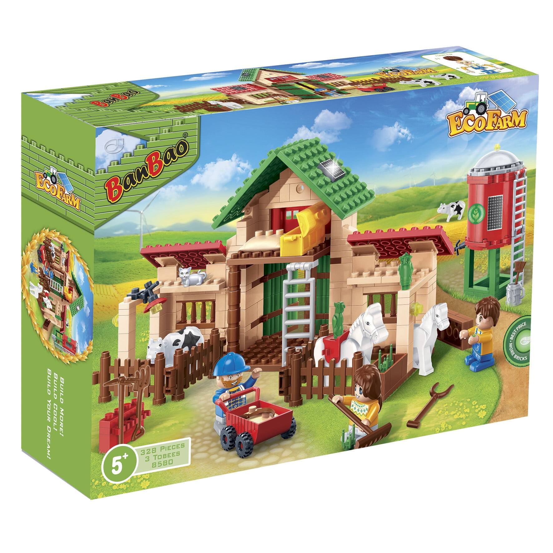 BanBao ECOFARM  
Build Your Dream!  
328 Pieces  
5+  
8580  
EcoFarm  
Build More!  
EcoFarm  
Build Your Model!