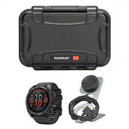 Garmin - fenix 8 Sapphire Solar 51mm Smartwatch Bundle - Black - (2024)