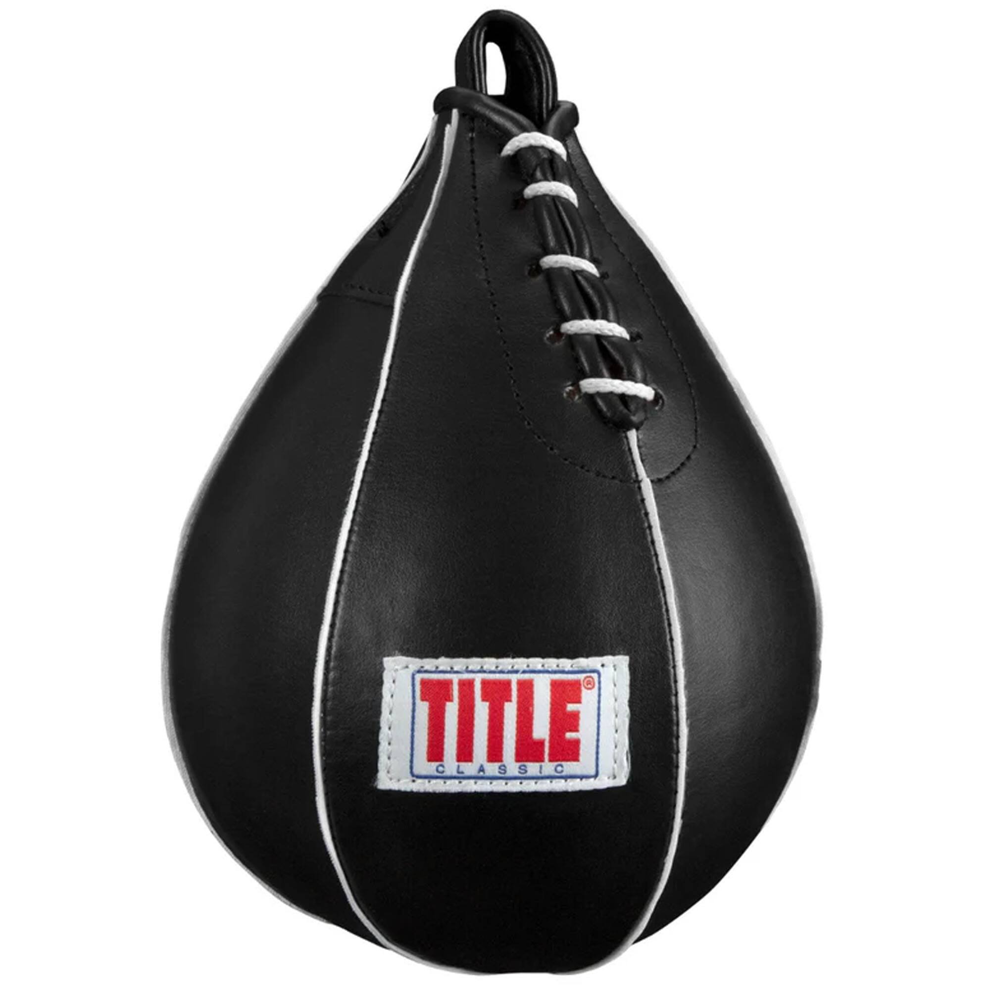 TITLE Boxing - TITLE Classic Super Speed Bag V2, Medium - Black/White
