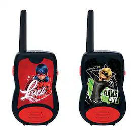 Lexibook - Miraculous Walkie-Talkies up to 200m - Black