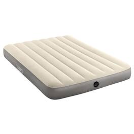 Intex - 64102E Dura-Beam Standard Series Single Height Inflatable Airbed, Full - Beige