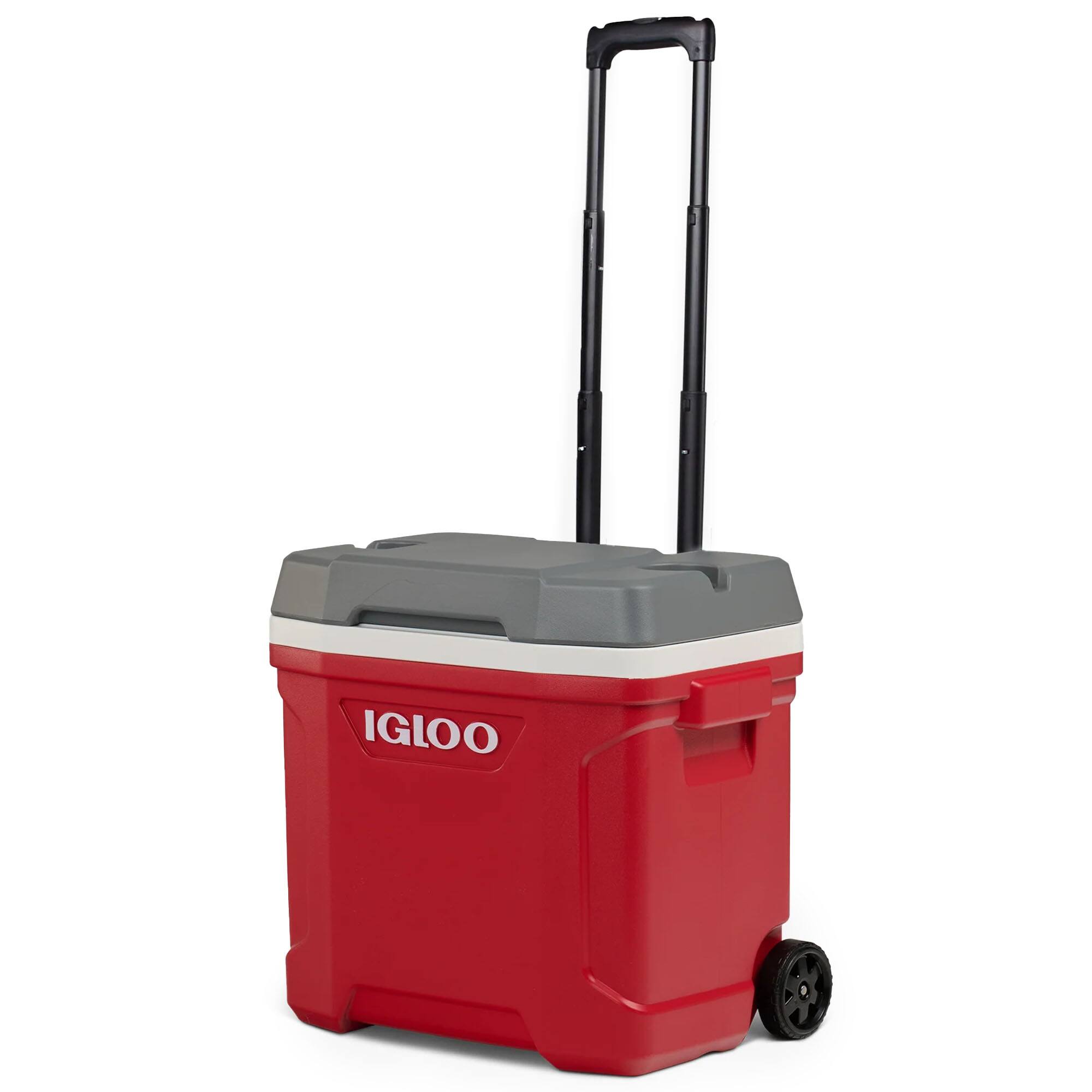 Alt View 1. Igloo - IGLOO Latitude 30 Qt Roller Cooler, Red - Red.