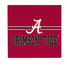 Evergreen Enterprises - Alabama Crimson Tide 12" x 12" Wood Wall Sign - Multicolor