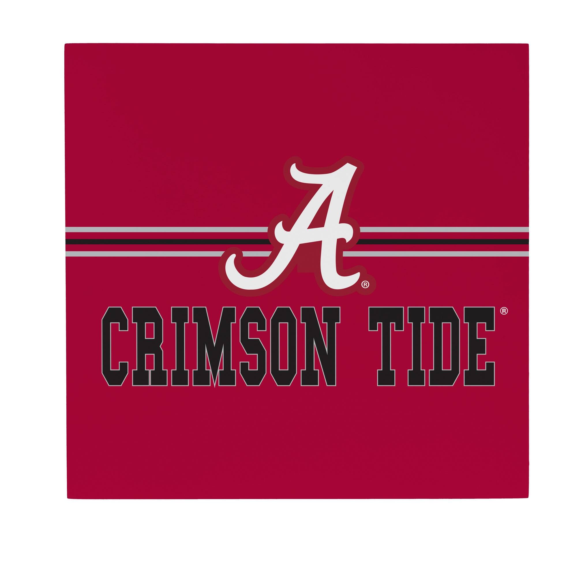 Alabama Crimson Tide 12" x 12" Wood Wall Sign