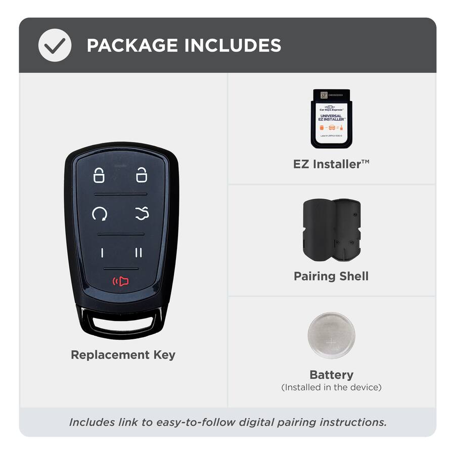 Express Go Key Car Keys Express Universal Smart Key and programming device Black UNSK ...