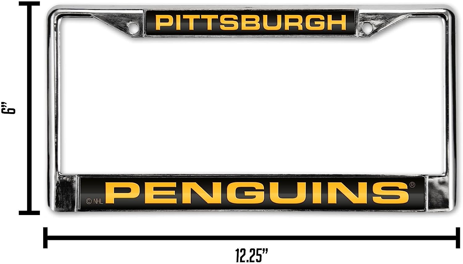 PITTSBURGH  
PENGUINS  

6"  
12.25"